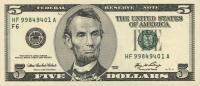 p523A from United States: 5 Dollars from 2006